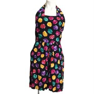 Vintage R.J Stevens by Carol Escritor Sleeveless Square Neck Romper Size 8